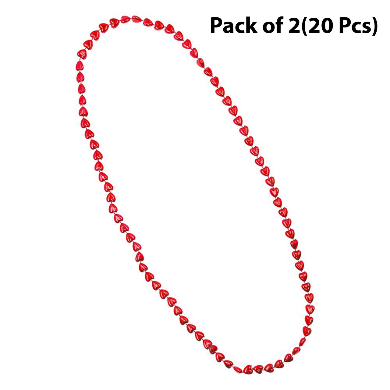 Heart Beads 32 inches-10 mm beads | A stunning array of heart-shaped beads and romantic-themed jewelry beads | MINA®